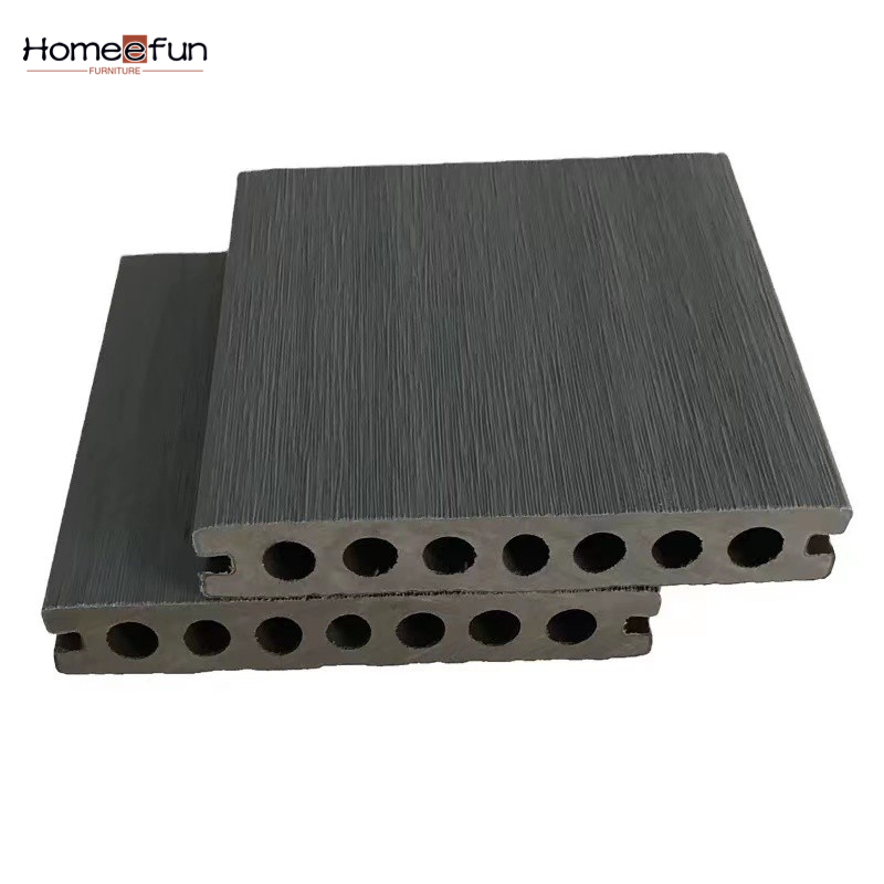 2022 Moderne Hot Vandtæt Træ Plast Composite Udendørs Decking Nem Installation Wpc Decking Gulv Panel Produkt