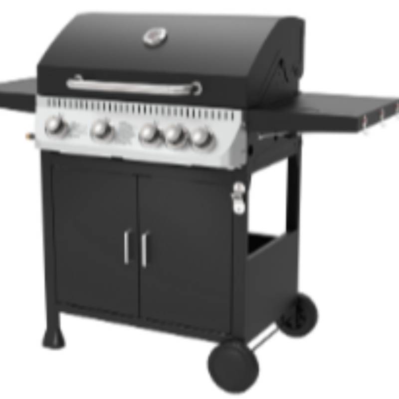 2022 Ny Moderne Høj kvalitet Udendørs Havegrill Brænder Gasgitre med Trolley Røgfri Grill Grill