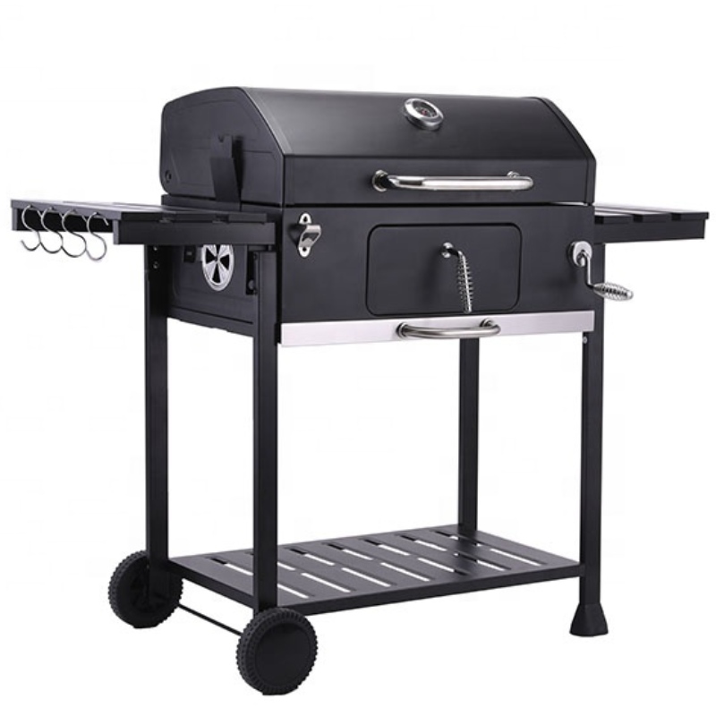 Moderne Kommerciel Stor Bærbar Udendørs Trækul Grill Baggård Party Grill med hylder
