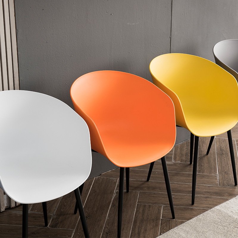 Moderne italiensk fransk stil høj kvalitet plast Pp Shell køkken spisestue plast stol til spisestue