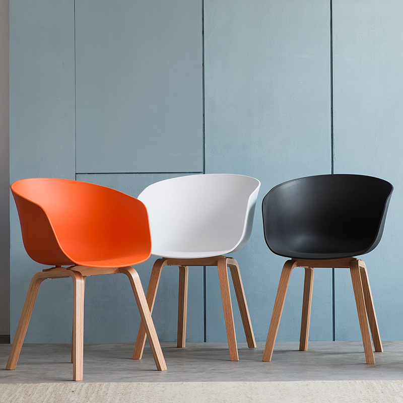 Moderne design restaurantstol plast og metal spisestol engros børn plaststole
