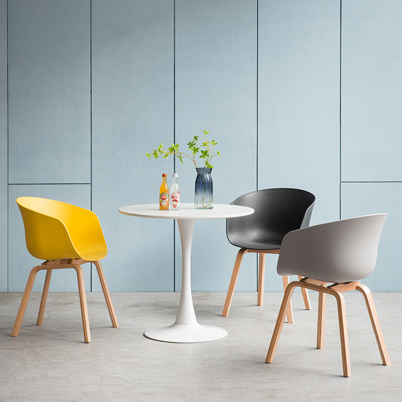 Moderne design restaurantstol plast og metal spisestol engros børn plaststole