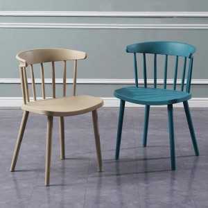 Fabrik engrospris Stabelbar moderne lounge plast spisestol udendørs have restaurant pp stol